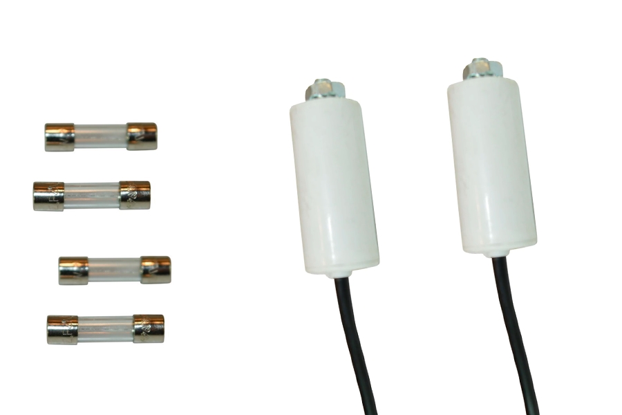 Fuses and capacitors